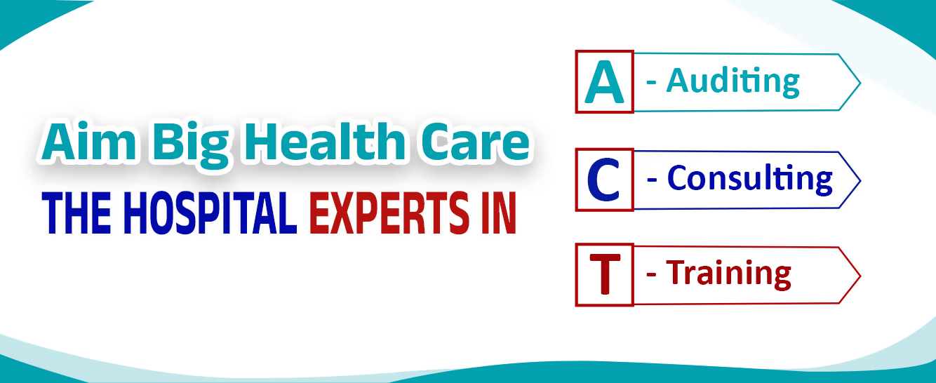 Aim Big Health Care hospital experts in auditing, consulting and training